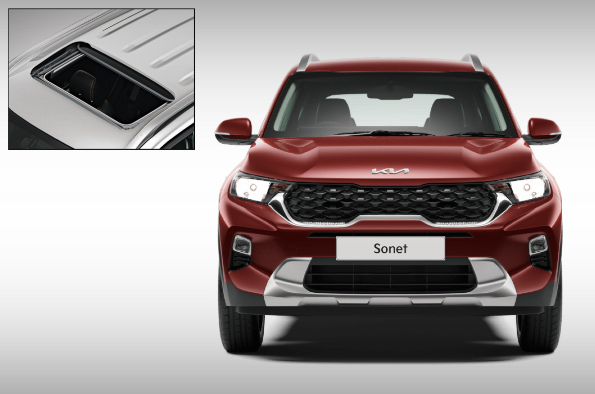 Kia Sonet sunroof Kia Sonet sunroof